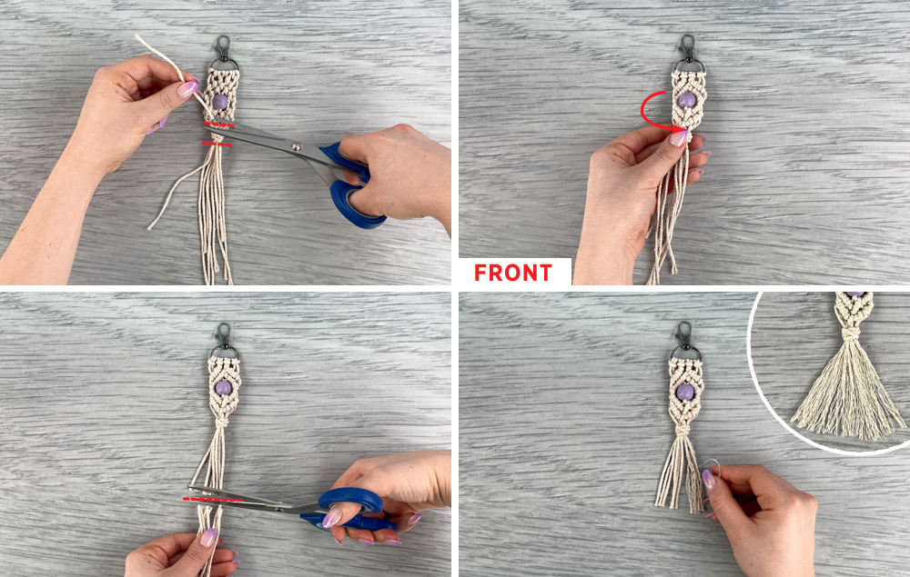 Macrame Keychain  How to Make Macrame Keychains