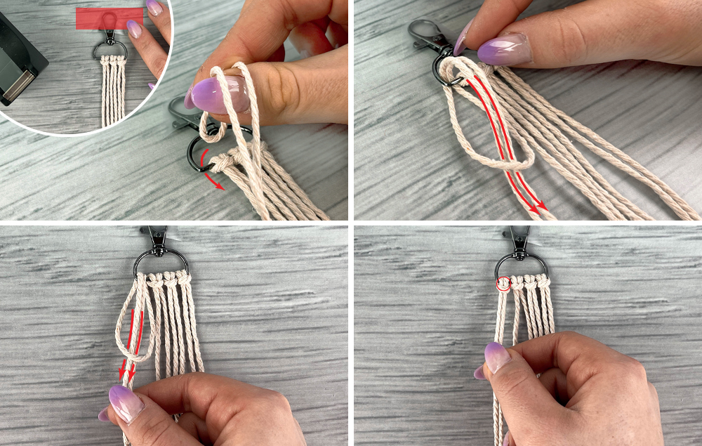 Macrame Keychain  How to Make Macrame Keychains