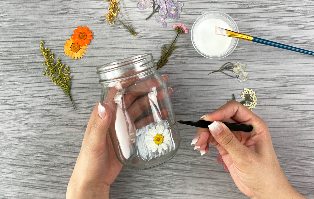 Pressed Flower Lantern