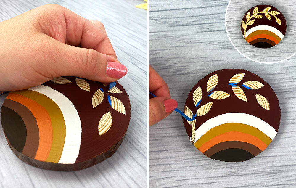 Painted Wooden Coasters