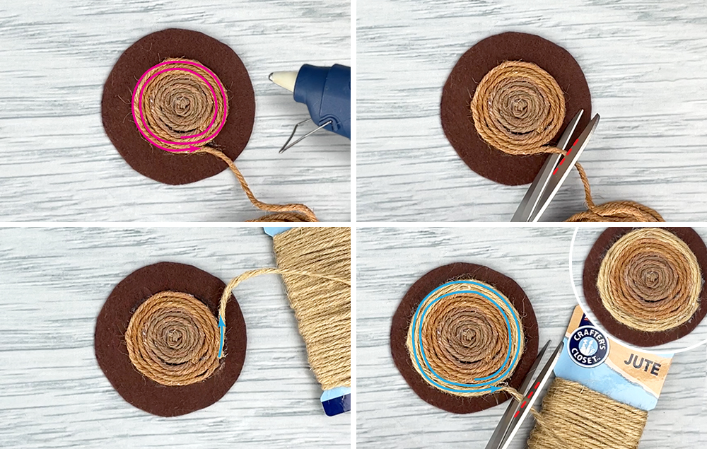 Craft for Summer - Braided Jute Coasters - Salvage Sister and Mister