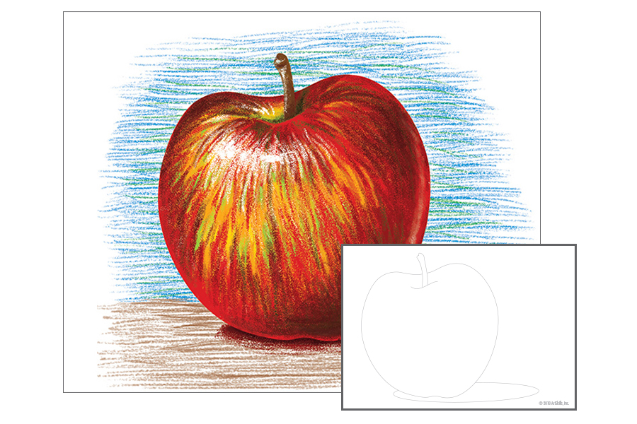 Colored Pencils - Apple
