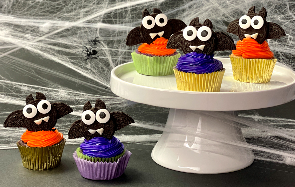 Bat Cupcakes