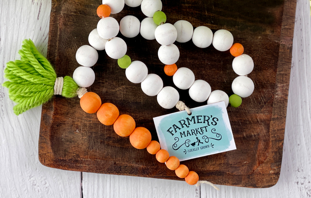 Carrot Bead Garland