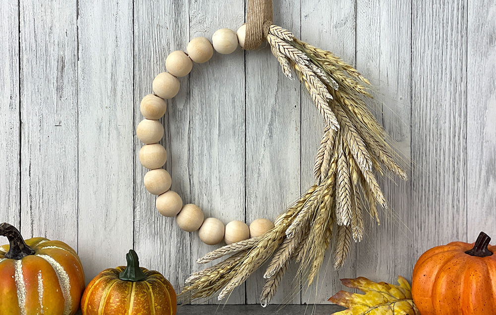 Fall Bead Wreath