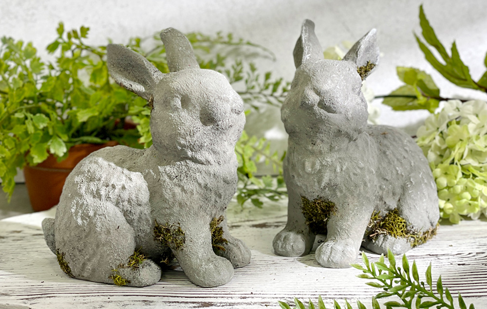 Faux Concrete Bunny