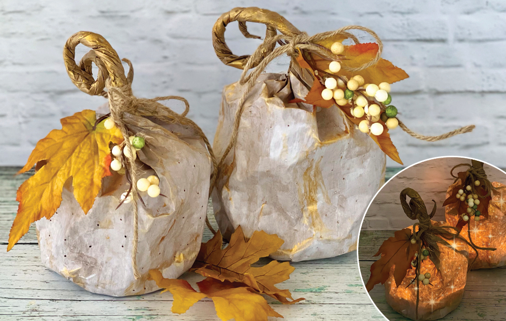 Paper Pumpkin Luminary