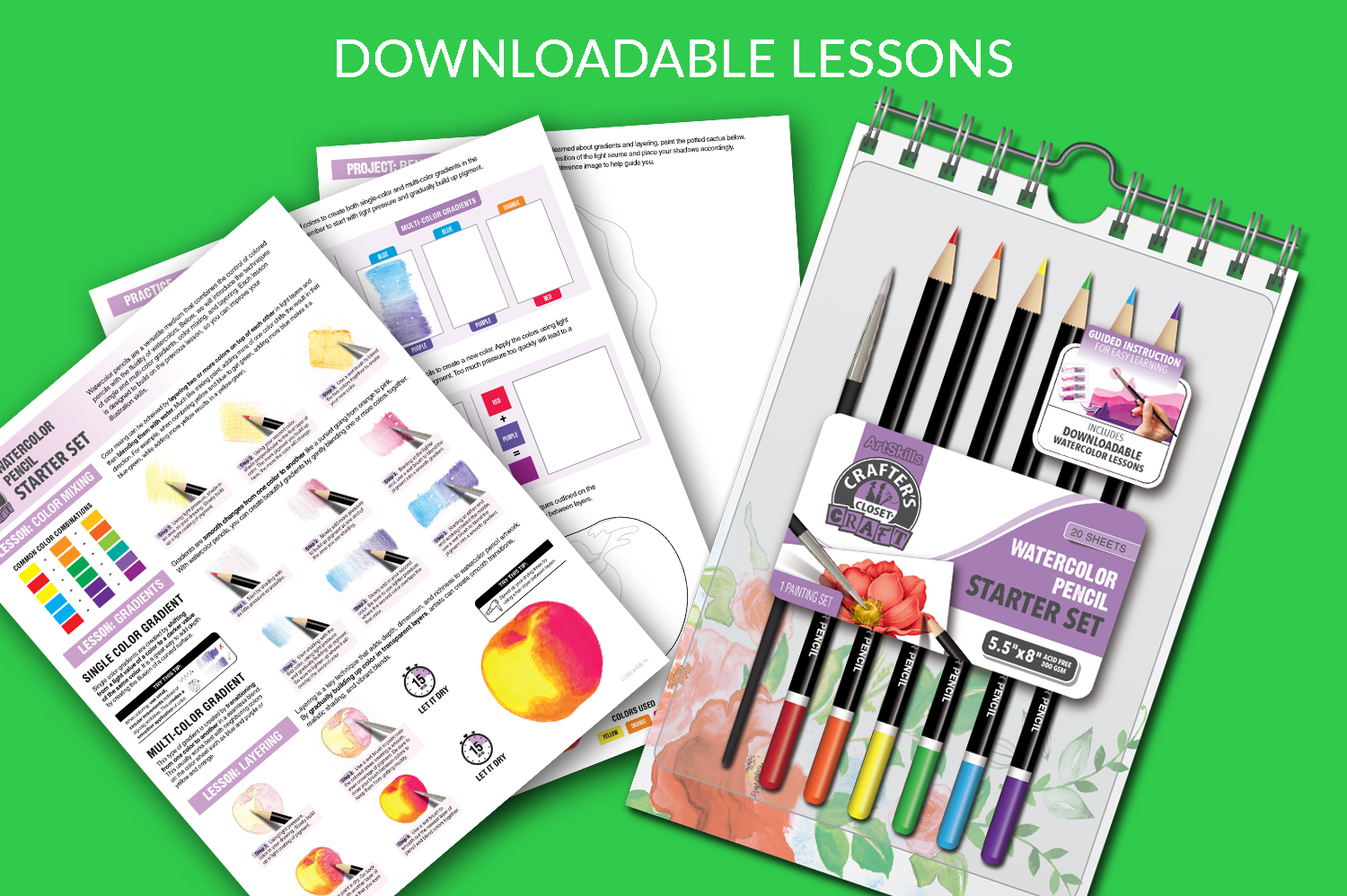Watercolor Pencil Set