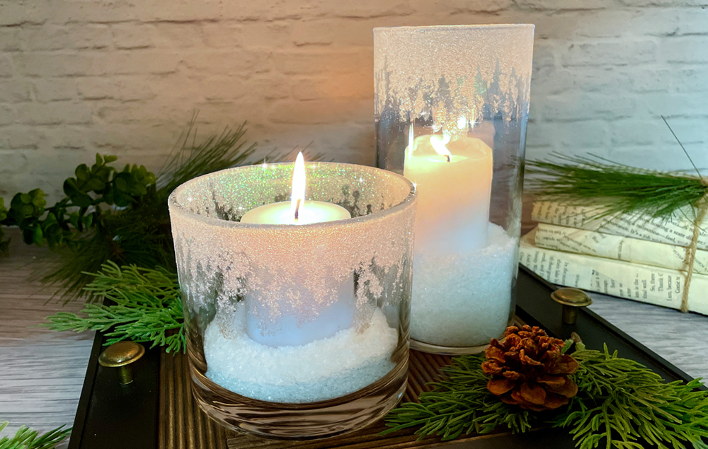 Winter Candle Holder