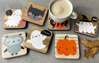 Halloween Drink Coasters