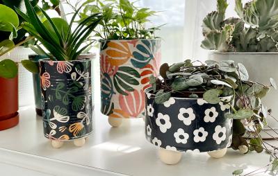 Upcycled Can Planter