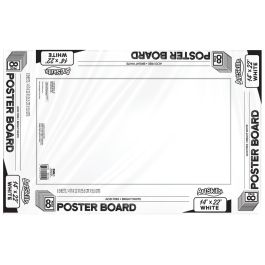 Royal 27104R Heavy Weight Poster Board 22 x 28, White