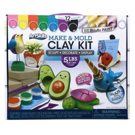 Artskills Spin and Sculpt Air-Dry Clay Kit for Kids