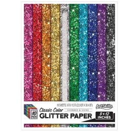 Gloss Glitter Paper: Green GGP16