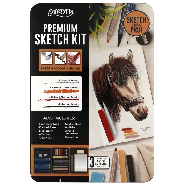 Charcoal Sketch Kit