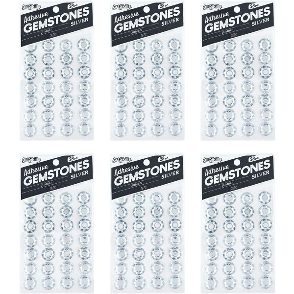 Gem Rhinestone Sticker Book, 6-Pack