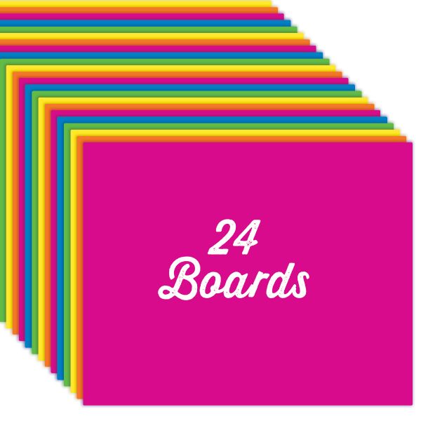 ArtSkills 22 x 28 Assorted Colored Neon Poster Boards