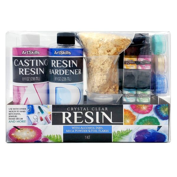 ArtSkills DIY Epoxy Resin Activity Kit With Jewlery Molds