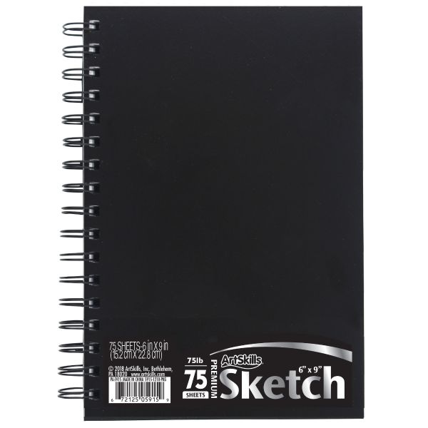 2 X Artist Sketch Book Drawing Pad Spiral Bound White Paper A4 Art Craft  Kids