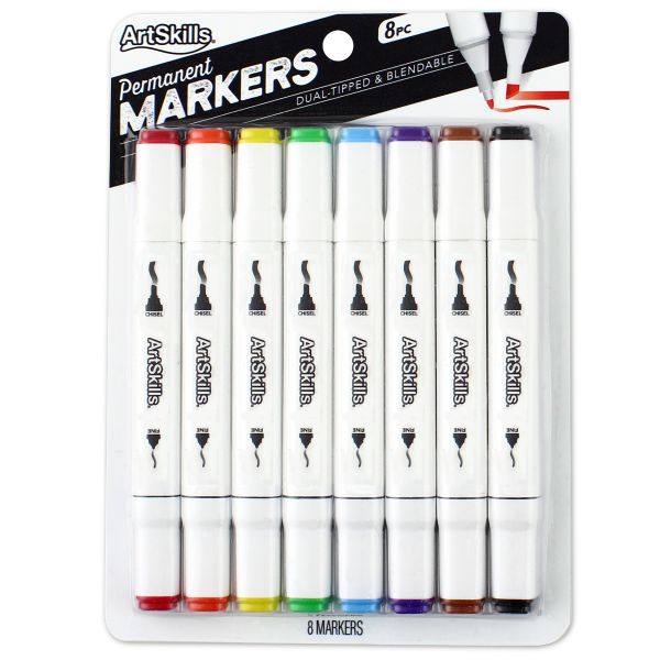 Dual-Tip Blendable Alcohol Marker Set, 30-Count