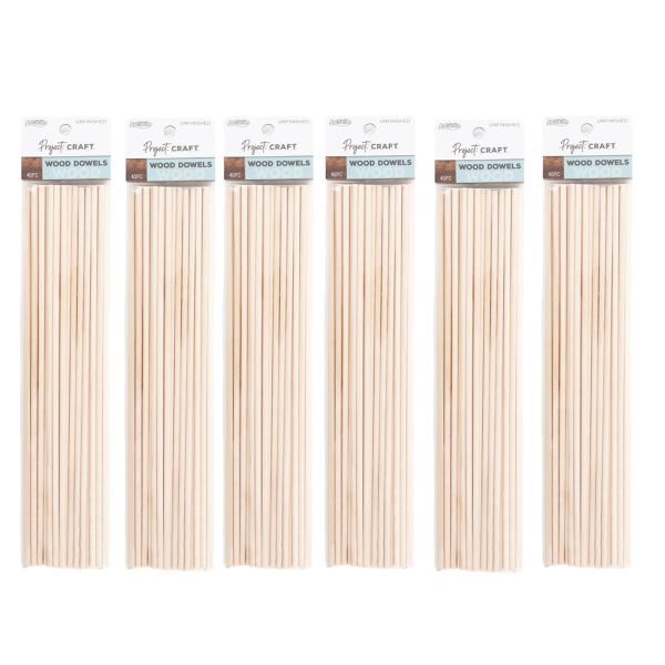 Wooden Dowel Rods for DIY Crafting