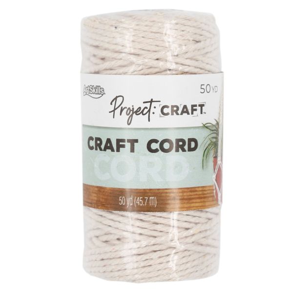 Buy Steel Grey Macrame Cord 3mm Twisted 50 MTRS Online | CrafTreat