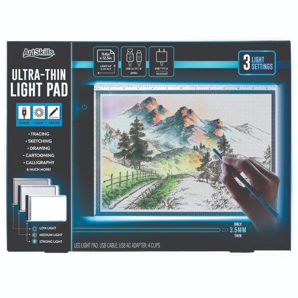 LED Light Box for Drawing and Tracing Portable Ultra-Thin Tracing Light Pad  by I