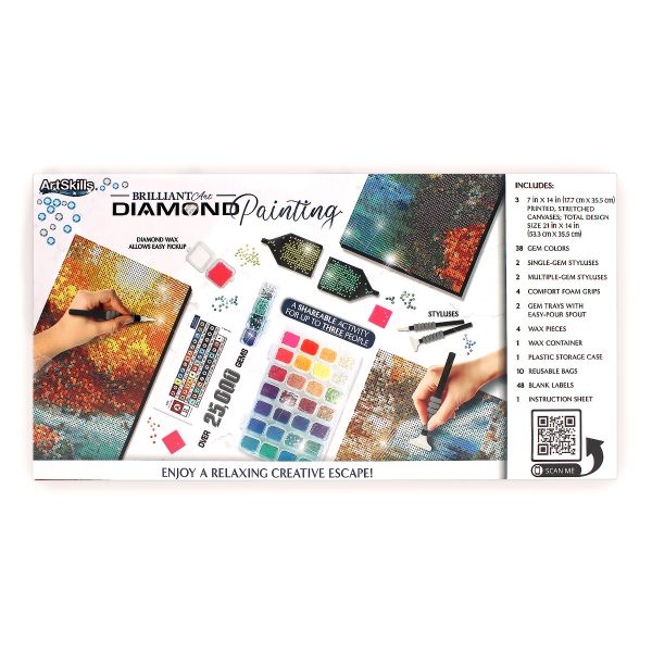 Diamond Painting Instarry 5D Scenario Foresta 60x40 Cm – Kit Completo Con Diamanti Rotondi - 2