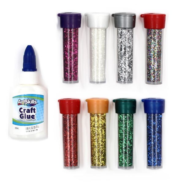 Glitter Shaker Bottles, 2 oz 4 oz 8 oz