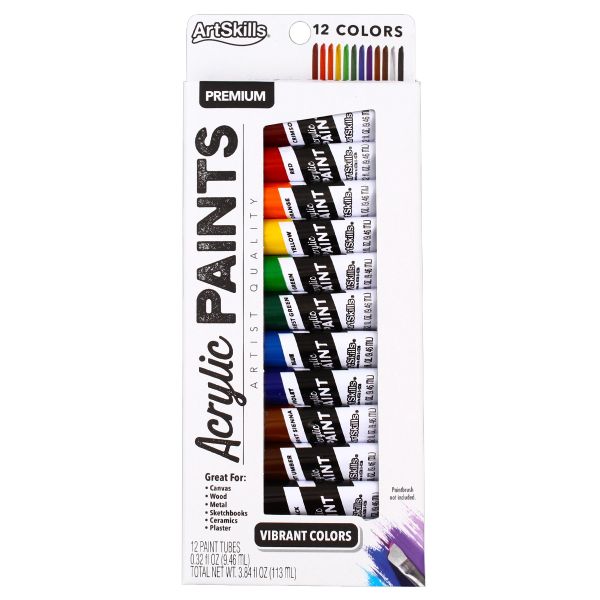 Artskills Premium Acrylic Paint, 18 Pack