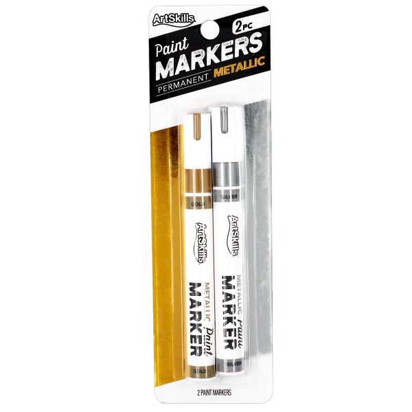 ArtSkills Poster Markers, Dual-Ended, Classic - 4 markers