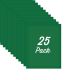 This bundle comes with 25 green poster boards.