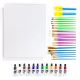 This complete acrylic painting bundle includes all the materials you need to start painting out of the box.