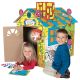 Color Your Own Playhouse, Cardboard Kids' Playhouse
