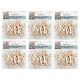 Unfinished Wooden Letters and Numbers for Arts and Crafts Projects, 1.75”, 216-Pc