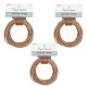 Coiled Craft Wire, Jute Cord with Wire Core, 3-Pack