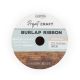 Brown Burlap Ribbon, 2.5