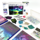 Diamond Art Painting Kit on Stretched Canvas, Northern Lights