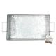 Galvanized Metal Tray with Handles
